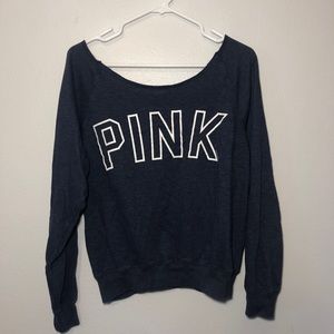 PINK Off the Shoulder Sweater